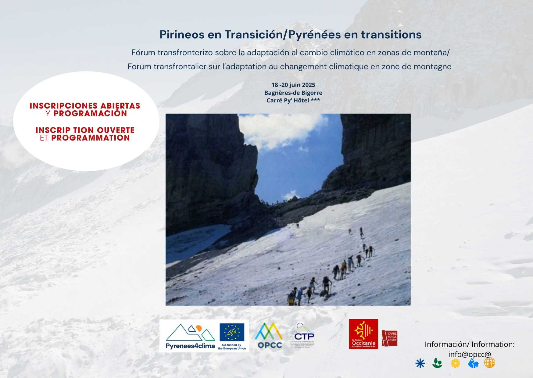 abiertas las inscripciones de Pirineos en transición 